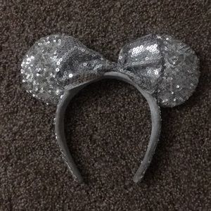 Silver Disneyland Minnie Ears